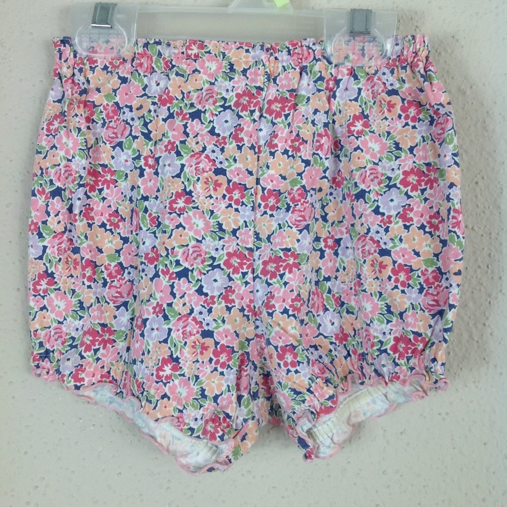 Celine Toddler Girl Floral PullOn Ruffle Shorts